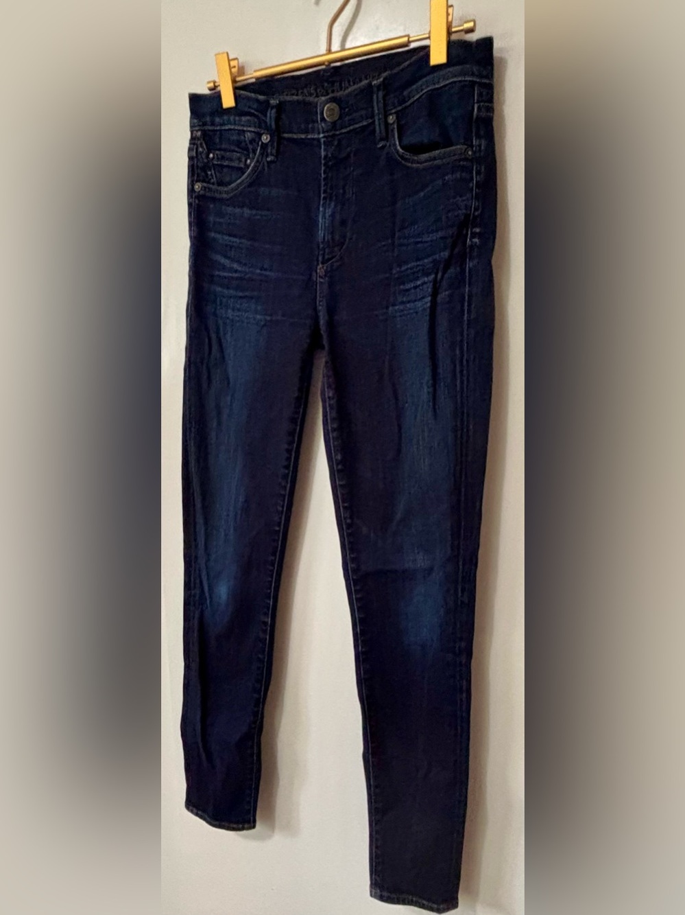 Citizens Of Humanity| Deep Indigo Denim High-Rise Rocket Skinny Jeans Sz 27 - Picture 3 of 10